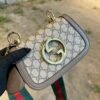 Gucci GG Interlocking Mini Flap Bag — view 2 Gucci GG Interlocking Mini Flap Bag — view 2