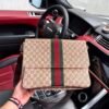 Gucci GG Stripe Flap Messenger Bag — view 4 Gucci GG Stripe Flap Messenger Bag — view 4