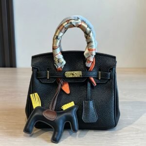 Hermès Black Mini Top-Handle Bag — view 1 Hermès Black Mini Top-Handle Bag — view 1