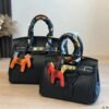 Hermès Black Structured Top-Handle Handbag — view 1