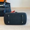 Hermès Black Structured Top-Handle Handbag — view 6