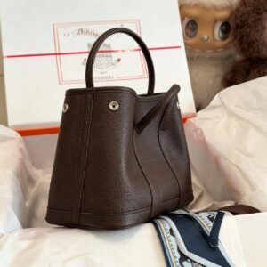 Hermès Brown Structured Tote — 30 — view 1 Hermès Brown Structured Tote — 30 — view 1