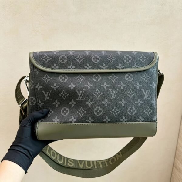Louis Vuitton Monogram Messenger Bag — Olive Trim — view 5