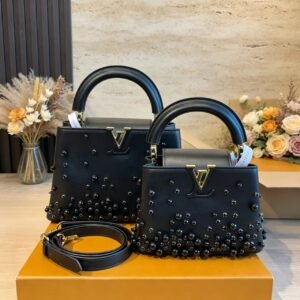 Louis Vuitton Black Top-Handle Handbag — view 1 Louis Vuitton Black Top-Handle Handbag — view 1