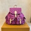 Louis Vuitton Pink Monogram Backpack — view 1