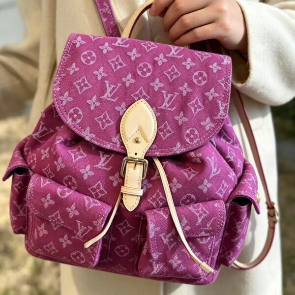 Louis Vuitton Pink Monogram Backpack — view 7