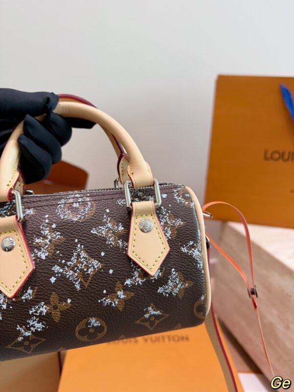 Louis Vuitton Brown Monogram Mini Handbag — 16 cm — view 3