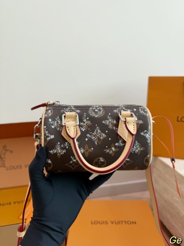 Louis Vuitton Brown Monogram Mini Handbag — 16 cm — view 5
