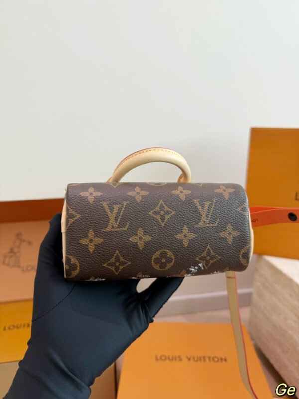 Louis Vuitton Brown Monogram Mini Handbag — 16 cm — view 6