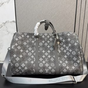 Louis Vuitton Grey Monogram Travel Bag — 50 cm — view 1 Louis Vuitton Grey Monogram Travel Bag — 50 cm — view 1