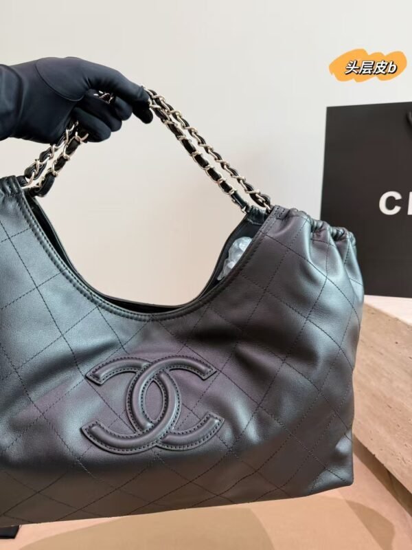 CHANEL Large Quilted Shopping Bag — view 4