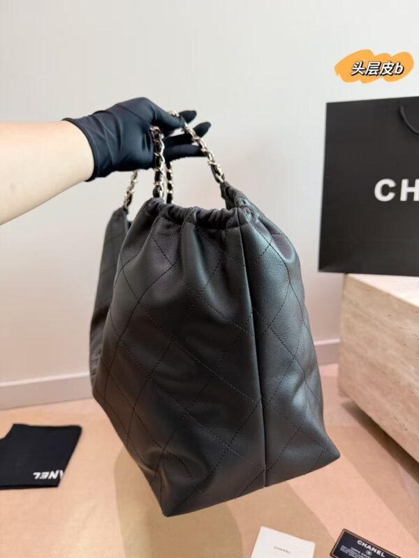 CHANEL Large Quilted Shopping Bag — view 5
