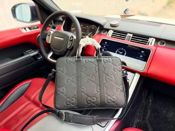 Gucci GG Embossed Top-Handle Bag — view 3