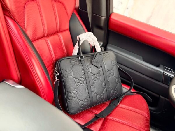 Gucci GG Embossed Top-Handle Bag — view 4