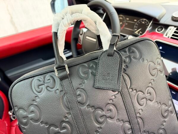 Gucci GG Embossed Top-Handle Bag — view 5