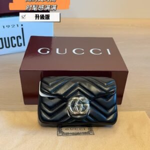 Gucci GG Chevron Mini Flap Bag — 1 Gucci GG Chevron Mini Flap Bag — view 1
