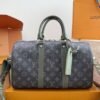 Louis Vuitton Keepall Grey Monogram Handbag — view 2